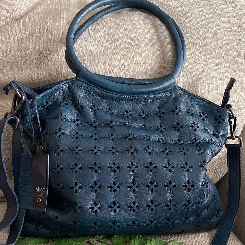 LATICO STARSTRUCK DENIM TOTE- CROSSBODY BAG